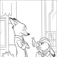 Desenhos para colorir Zootopia