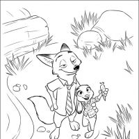 Desenhos para colorir Zootopia