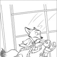Desenhos para colorir Zootopia
